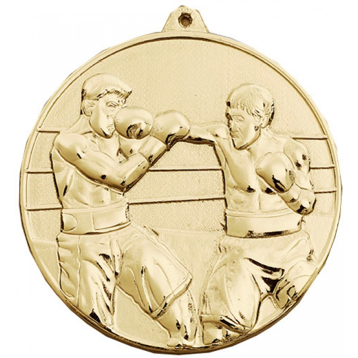 GOLD 70MM BOXING MEDAL